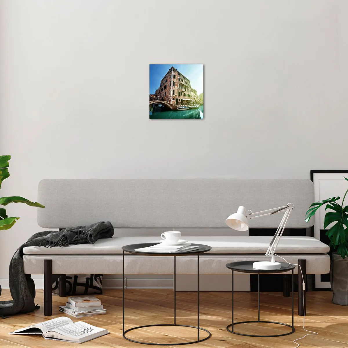 Glass picture - Venice - Amore Mio - 30x30 cm