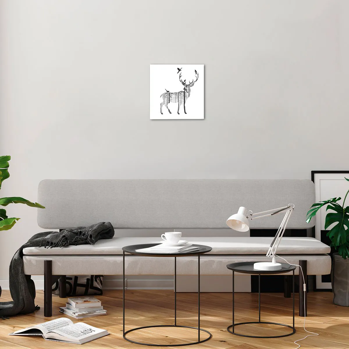 Obraz na szkle - Dobry duch lasu - 30x30 cm