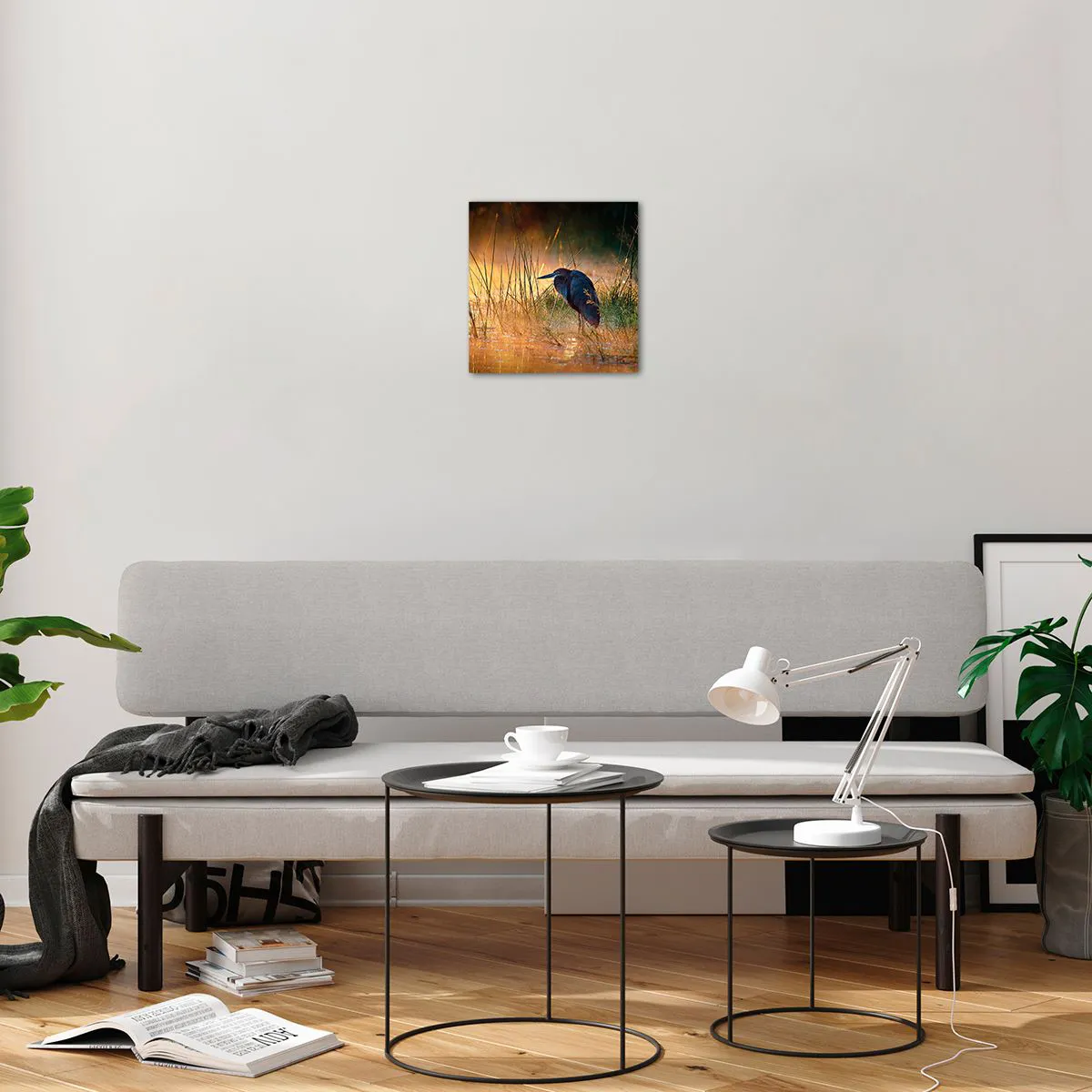 Üveg kép - Hagyjatok békén ezekkel a fotókkal - 30x30 cm