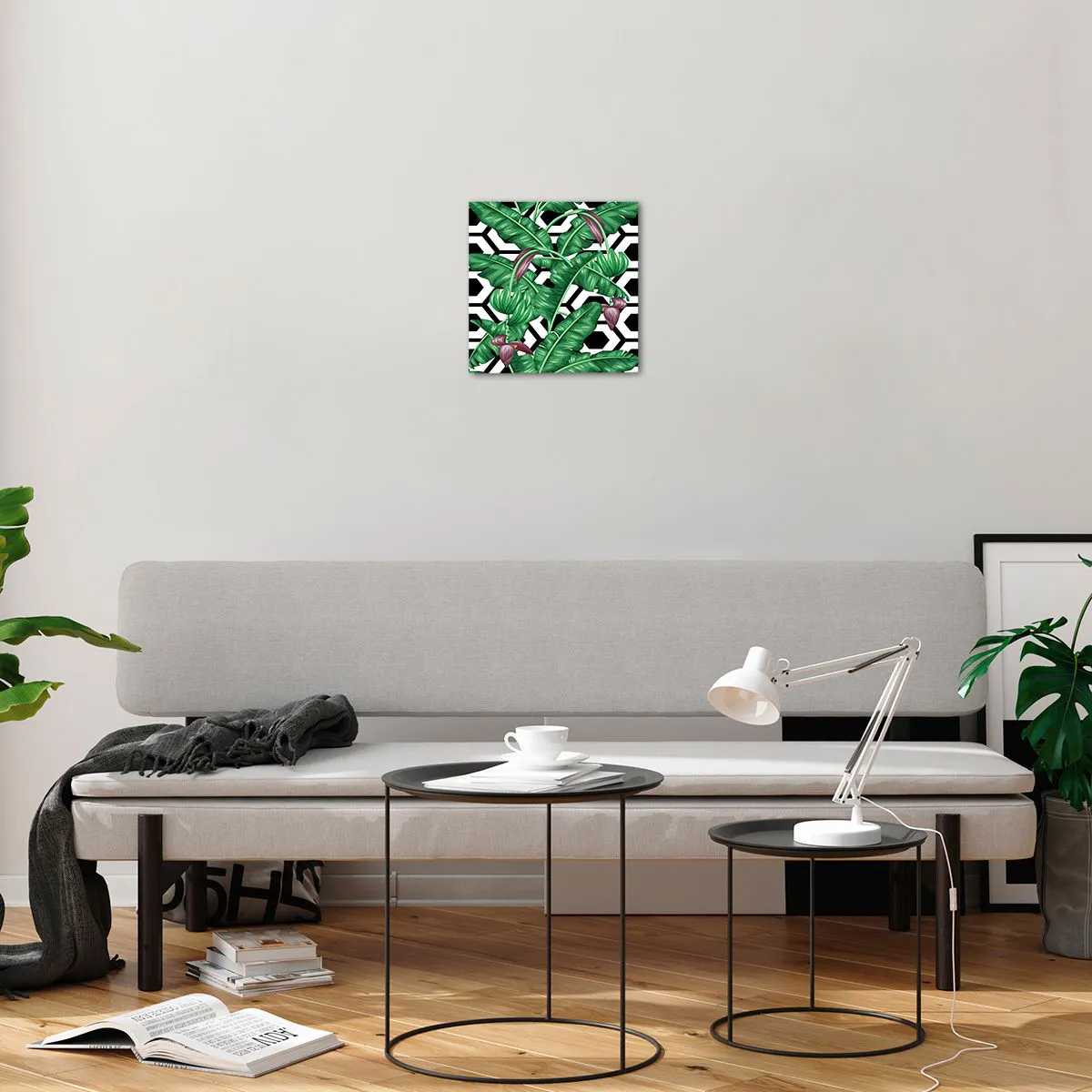 Üveg kép - Természeténél fogva szimmetrikus kompozíció - 30x30 cm