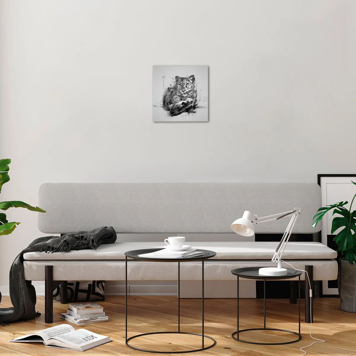 Quadro em vidro - Sim, estou a ouvir atentamente - 30x30 cm