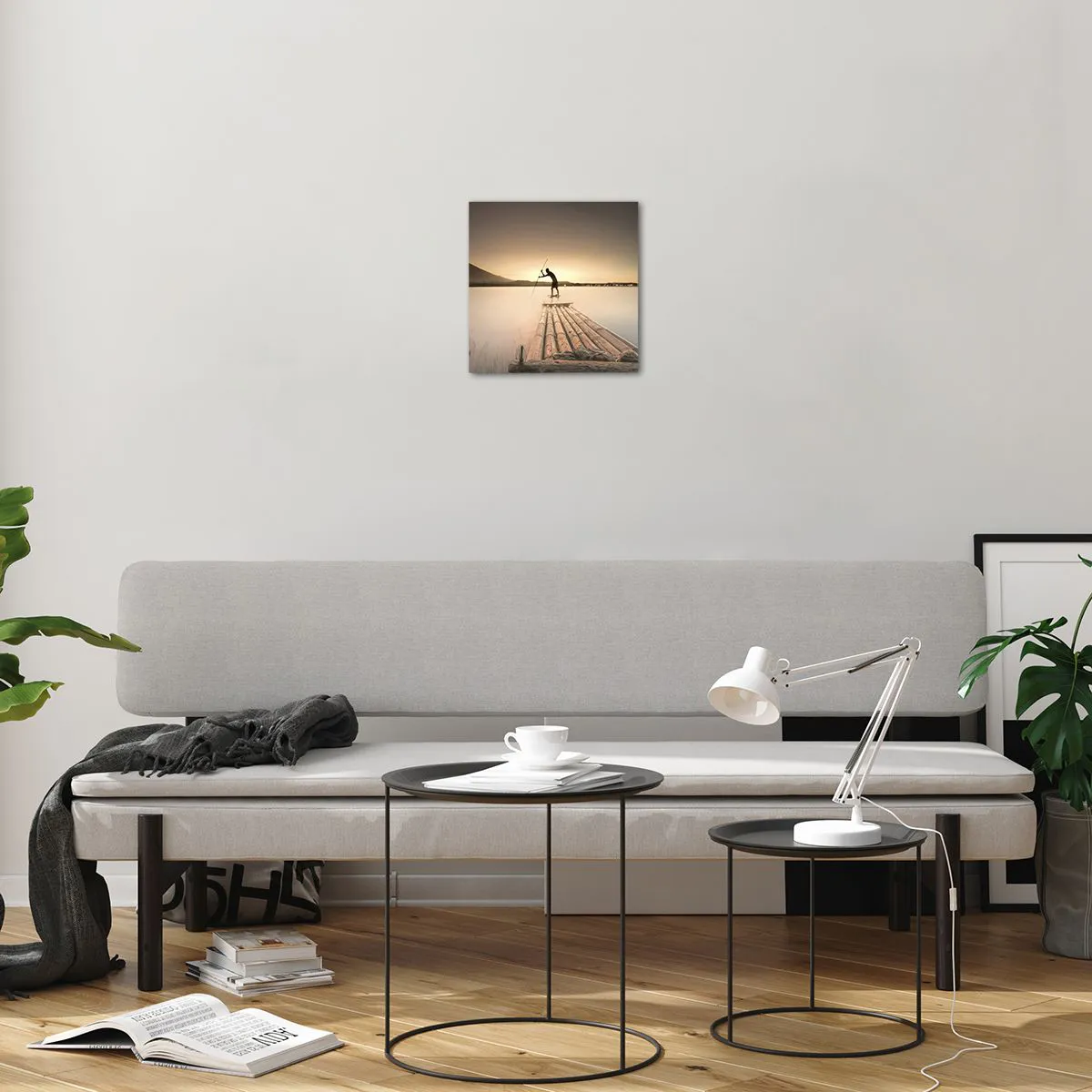 Impression sur verre - Image sur verre - Avant la fin du jour - 30x30 cm