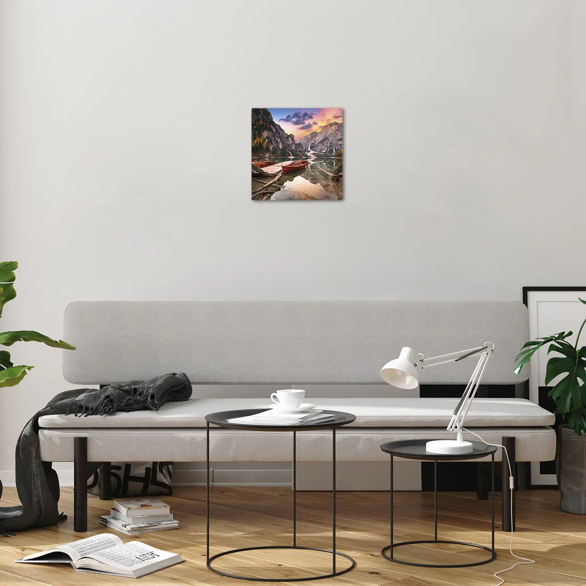 Üveg kép - A nap ígérete - 30x30 cm