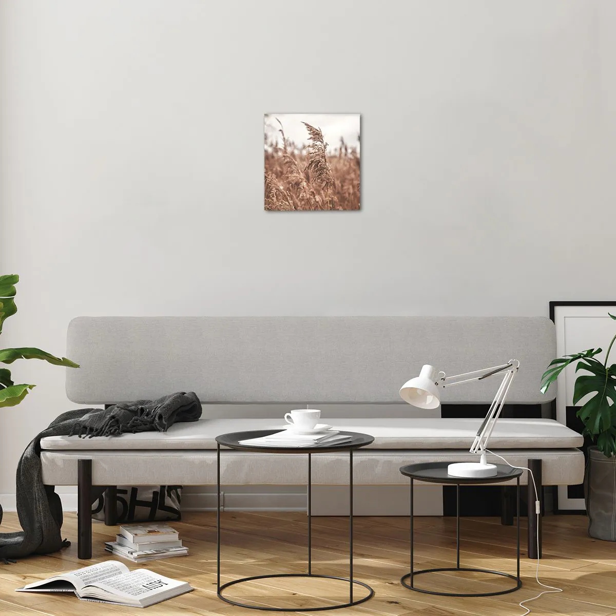 Üveg kép - Ősz van már a mezőkön - 30x30 cm