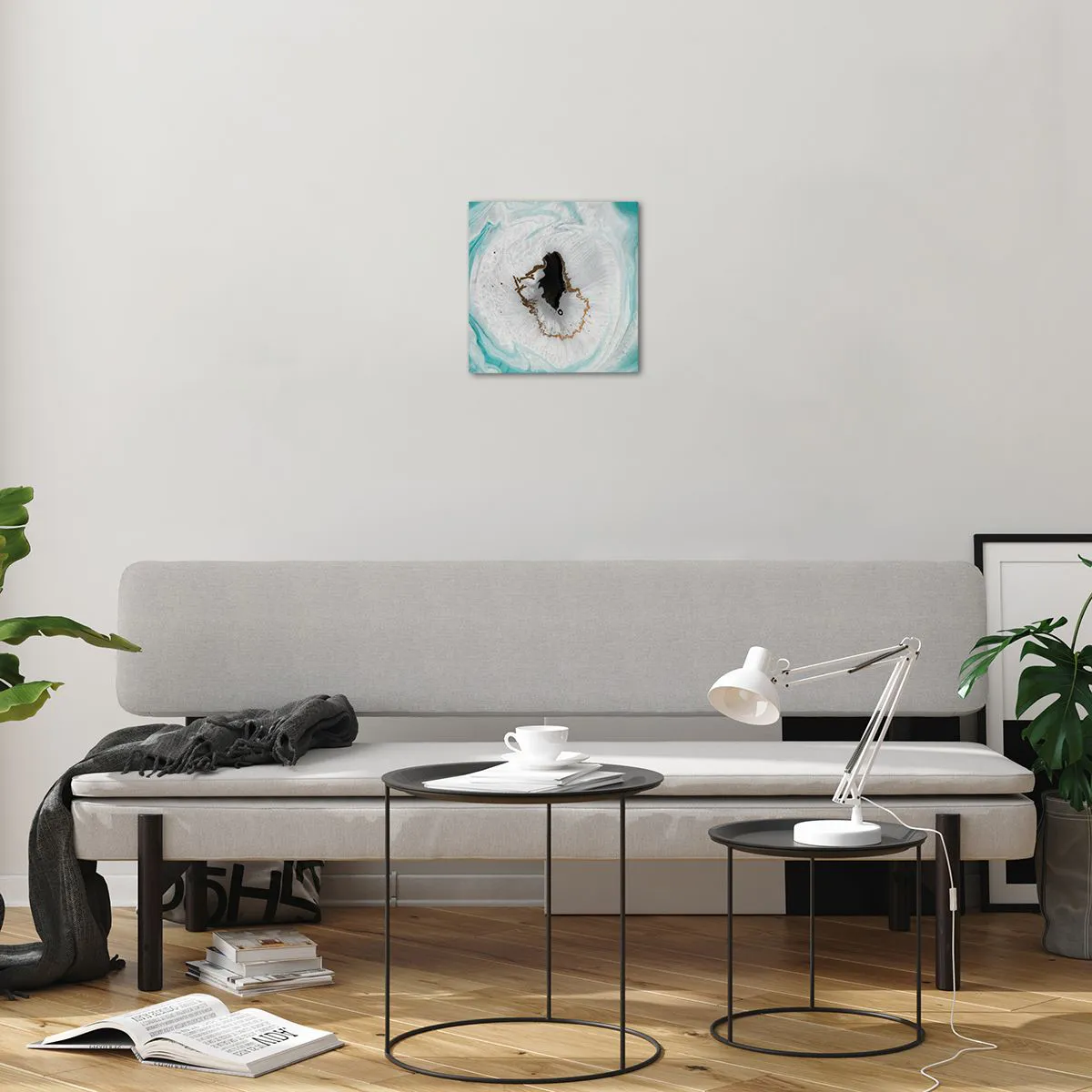 Glass picture - Into de Deep - 30x30 cm