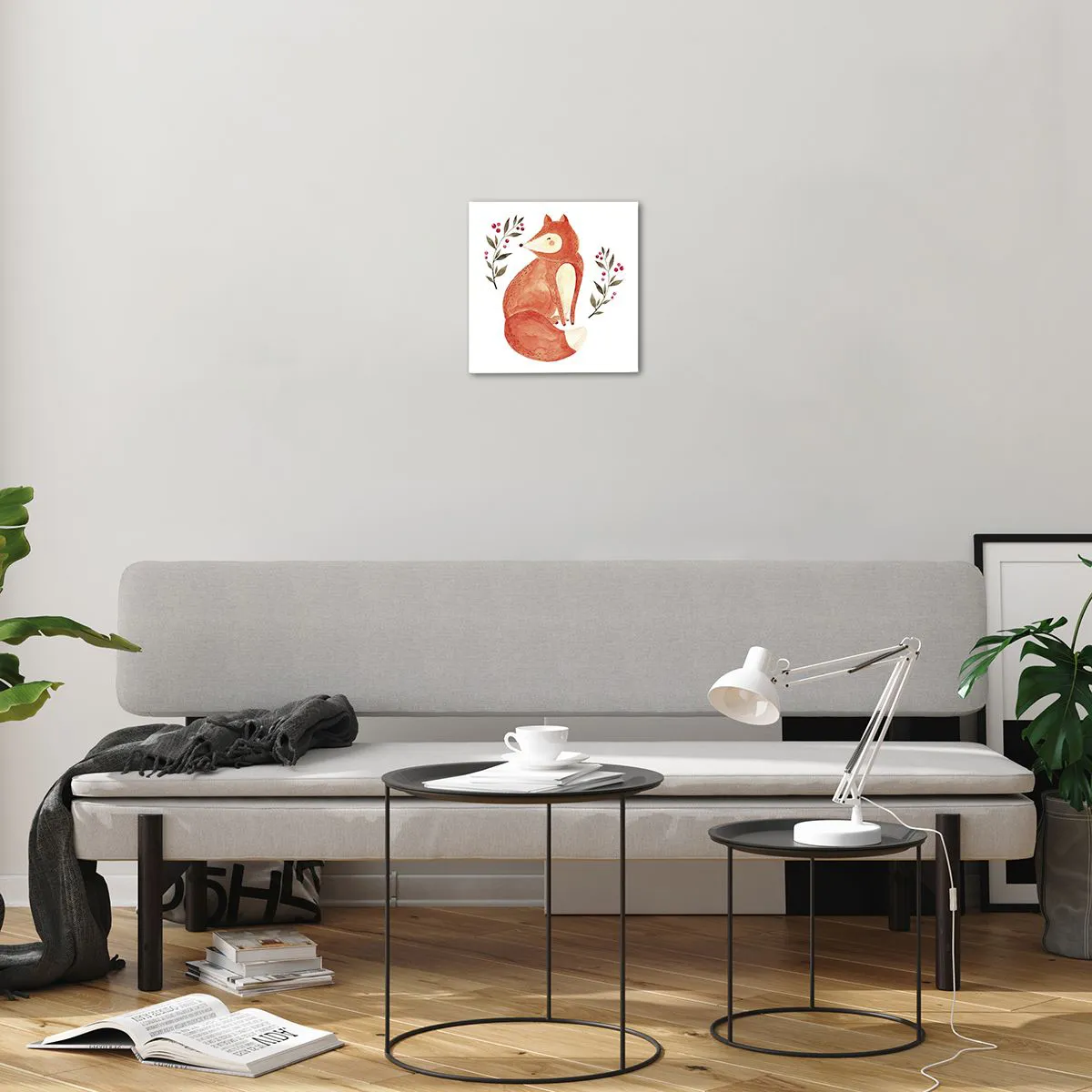 Impression sur verre - Image sur verre - Petit rouquin - 30x30 cm