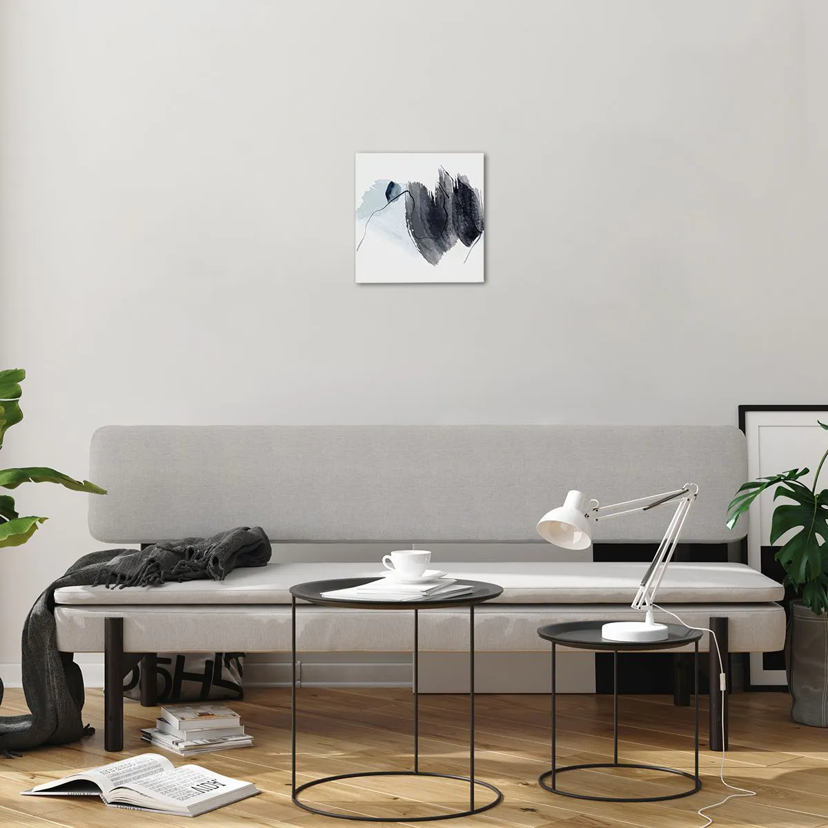 Obraz na skle - Intenzita a pohyb - 30x30 cm