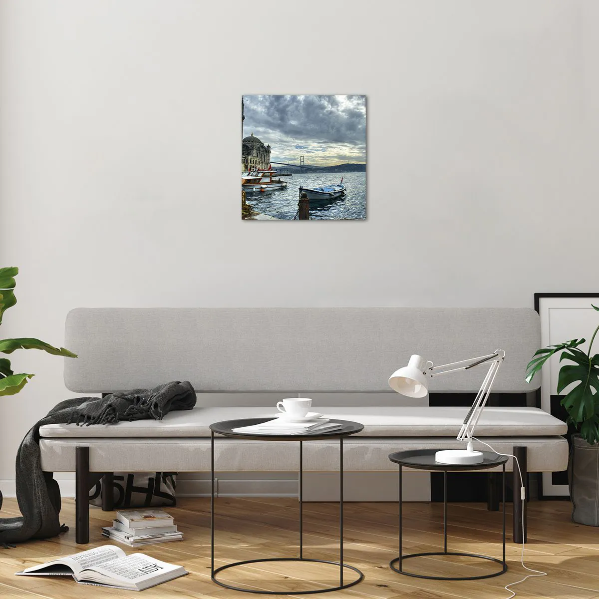 Glass picture - Between Worlds - 40x40 cm