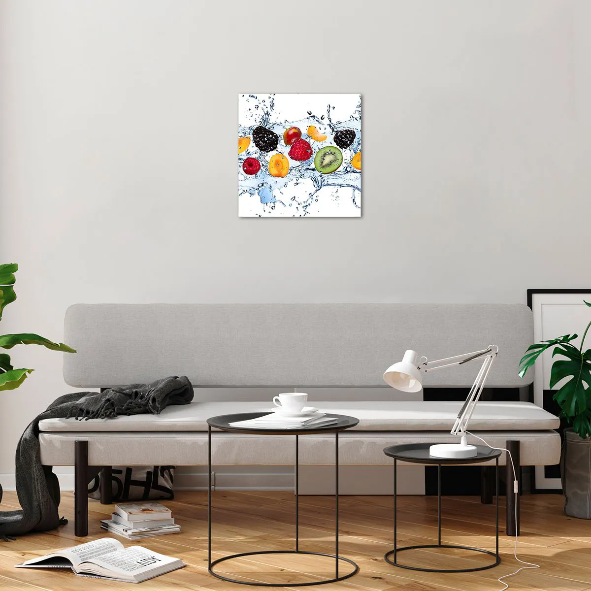 Impression sur verre - Image sur verre - Amusez-vous avec nous - 40x40 cm