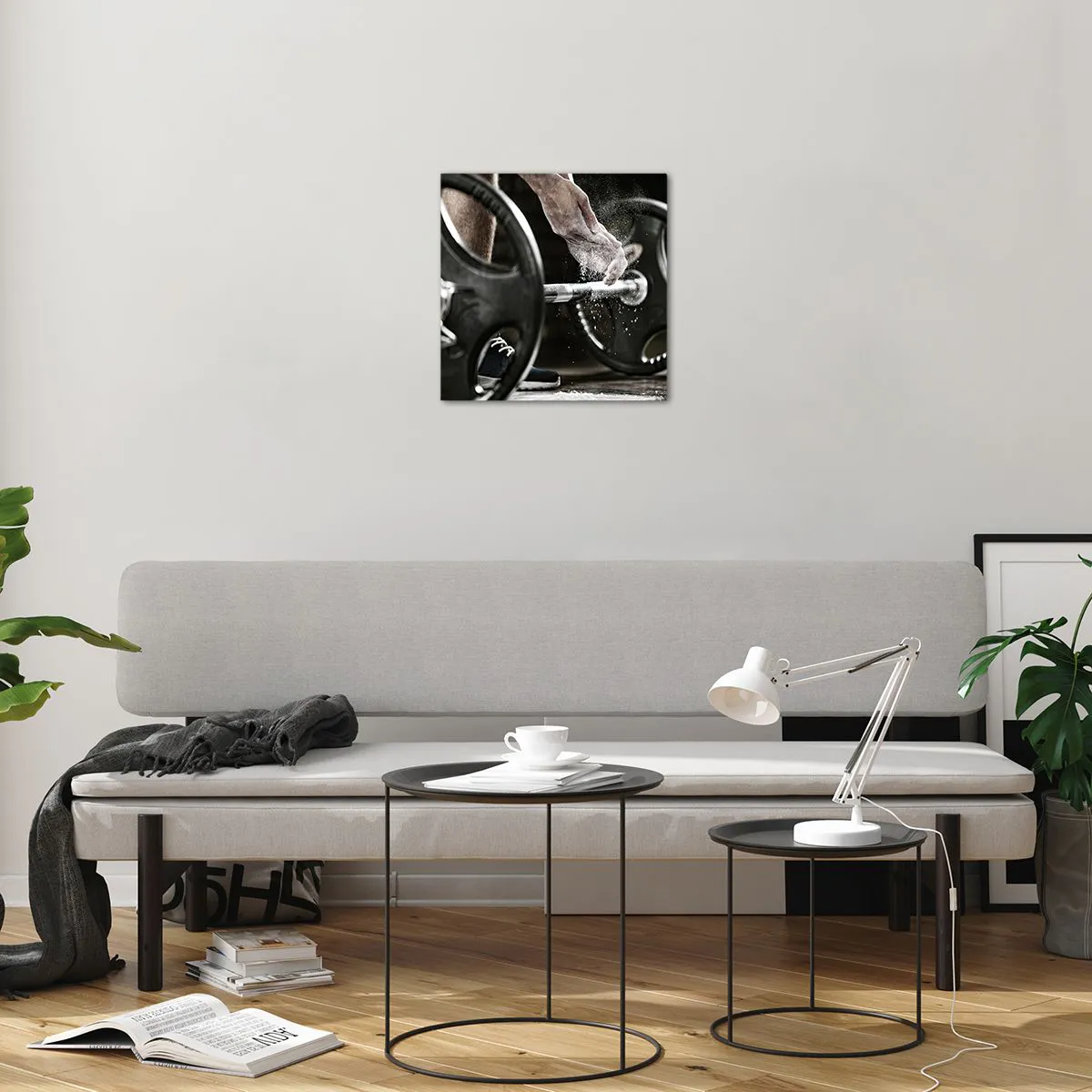 Glass picture - Challenge Accepted! - 40x40 cm