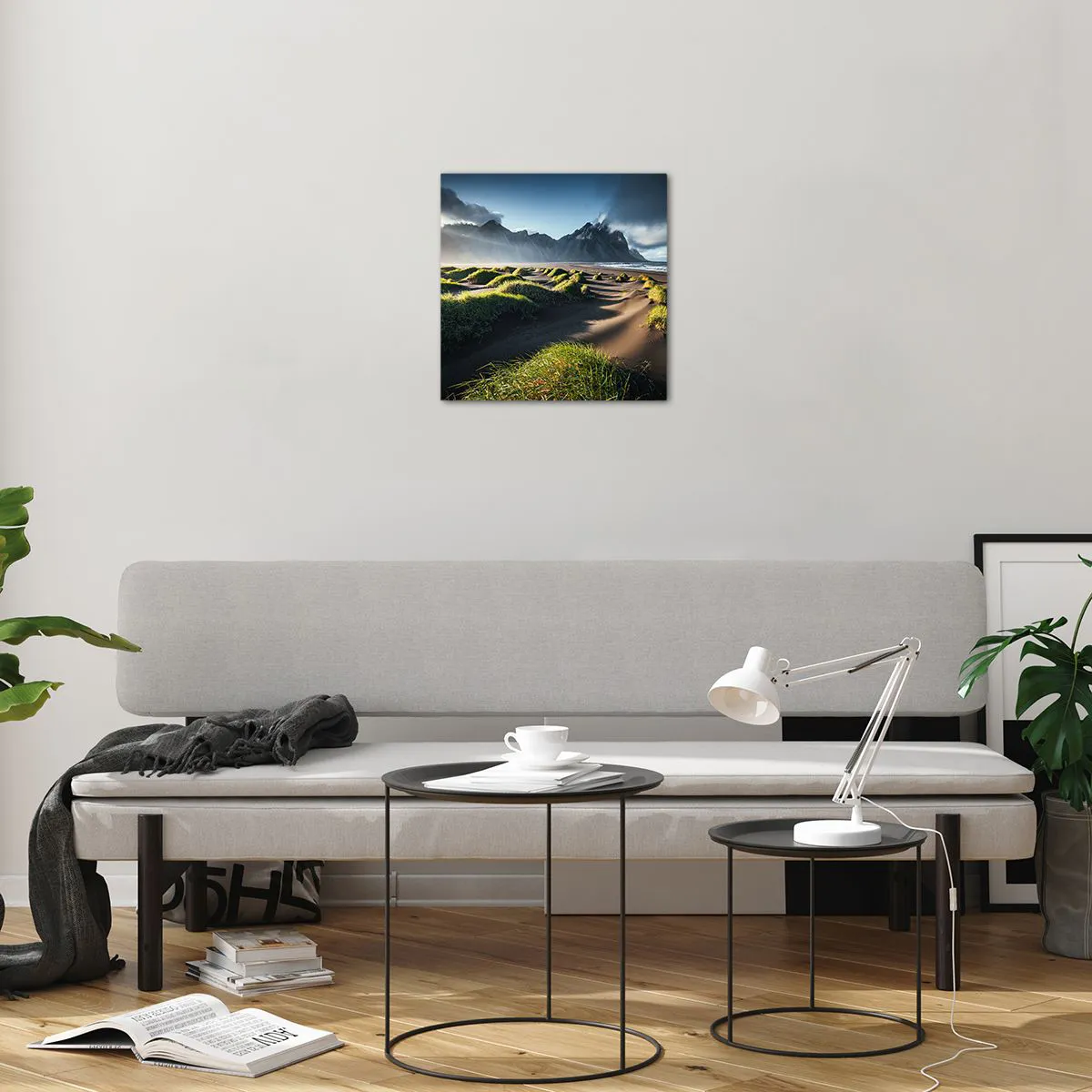 Glass picture - Harmony of Elements - 40x40 cm