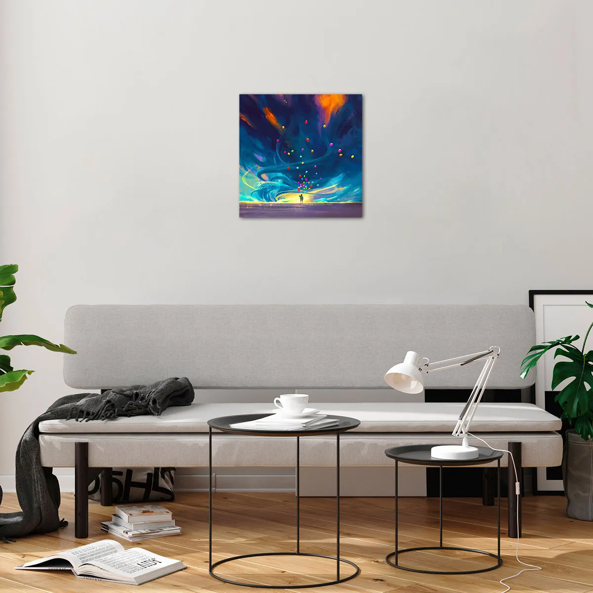 Üveg kép - A kék szélnek - 40x40 cm