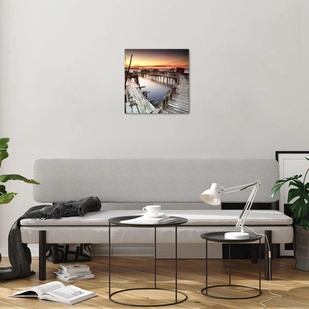 Quadro su vetro - Autentico, non una finzione turistica - 40x40 cm