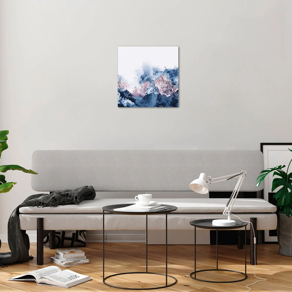 Quadro su vetro - Queste si che sono cime! - 40x40 cm