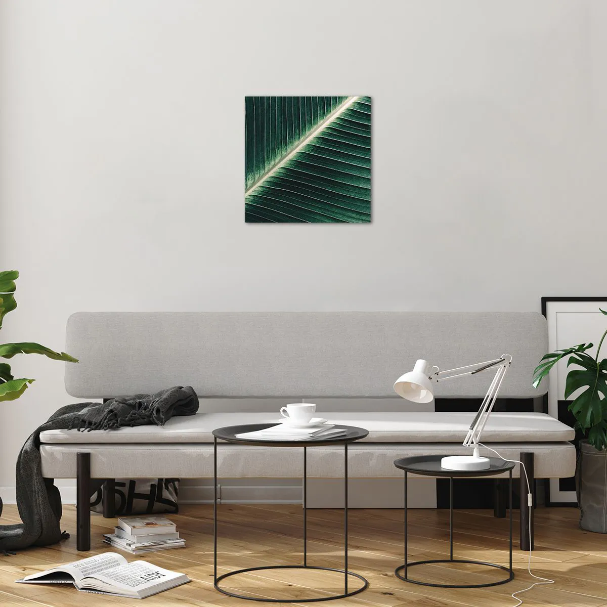 Glass picture - Rhythm of Nature - 40x40 cm