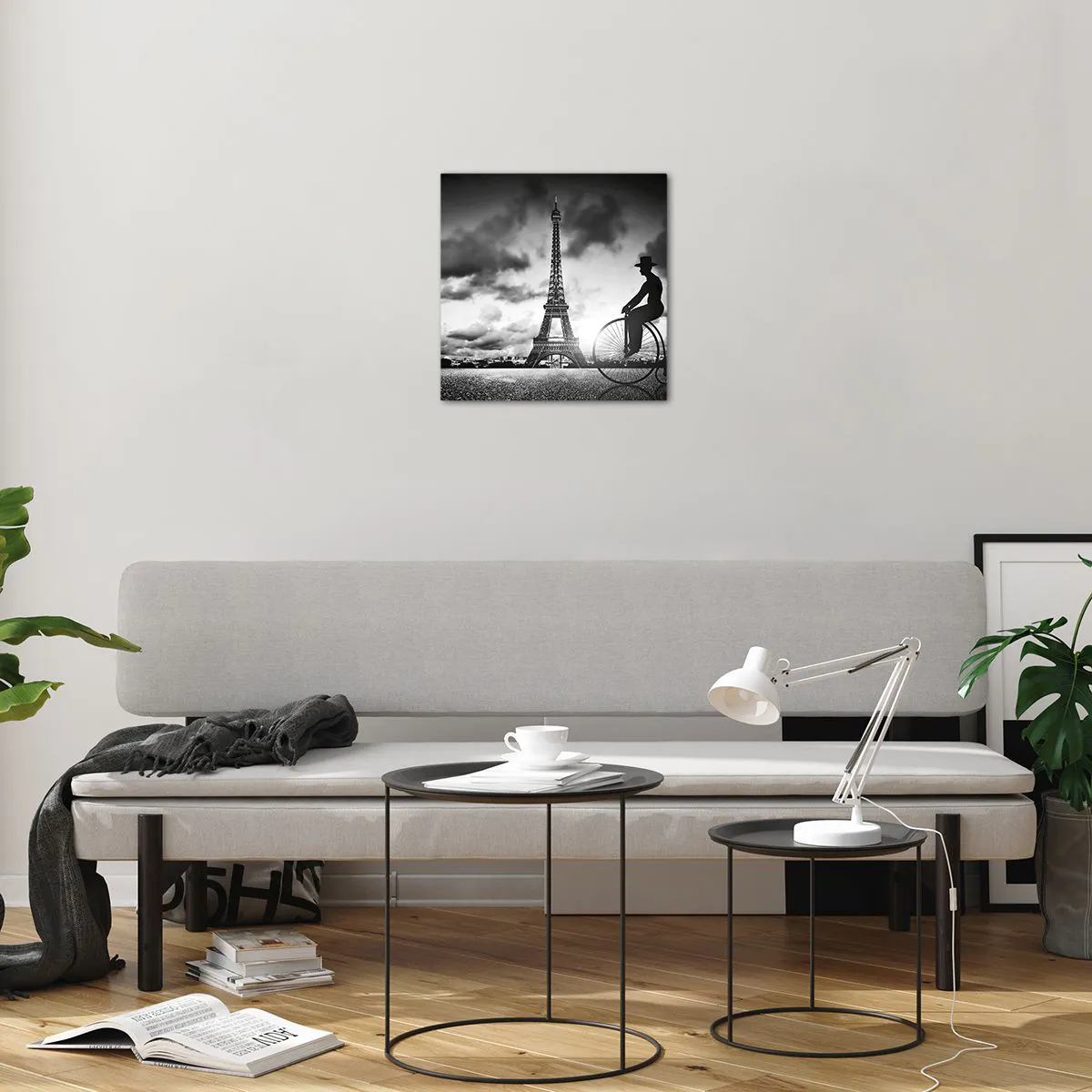 Glass picture - Longing for Belle Epoque - 40x40 cm