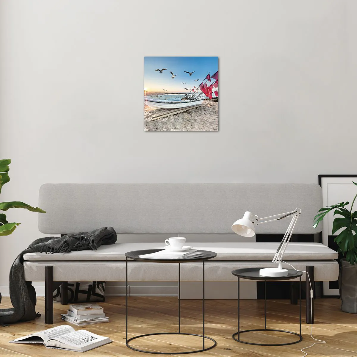 Impression sur verre - Image sur verre - Repos mérité - 40x40 cm