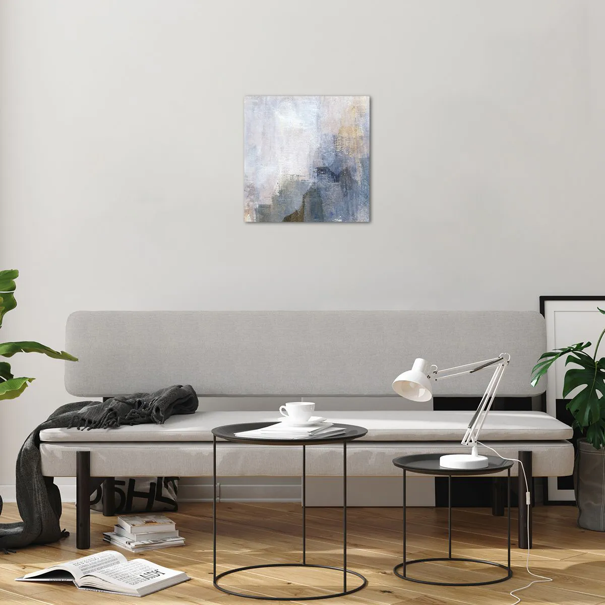 Üveg kép - Színtónusok és akkordok - 40x40 cm