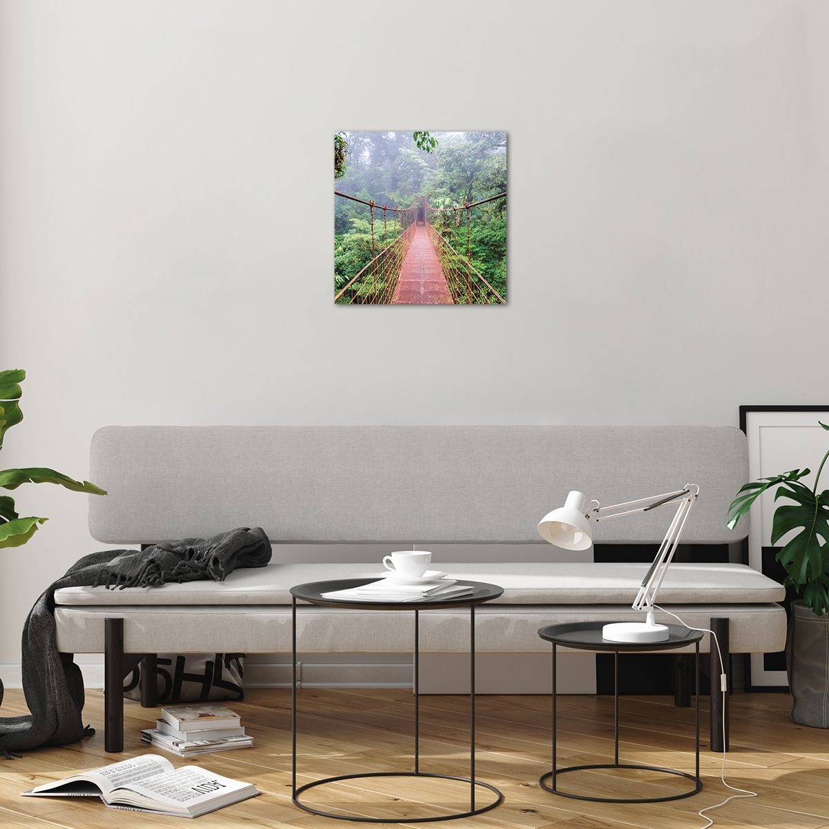 Obraz na plátne Krajina, Obraz na plátne Džungle, Obraz na plátne Kostarika, Obraz na plátne Závesný Most, Obraz na plátne Príroda