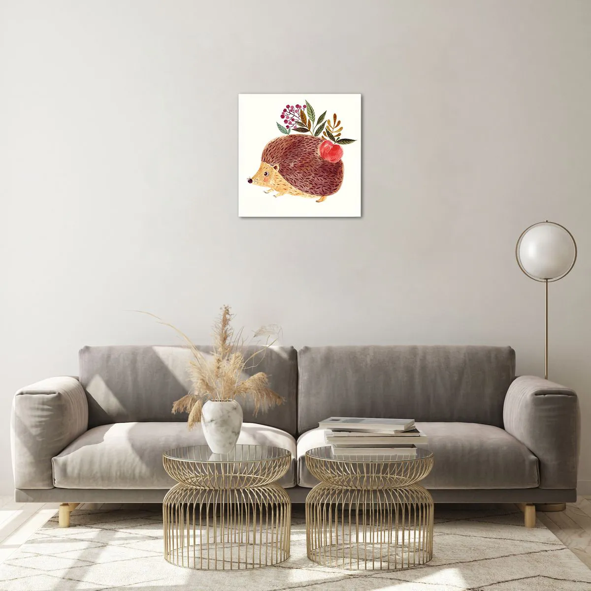 Obraz na szkle - I już mnie lubisz - 40x40 cm