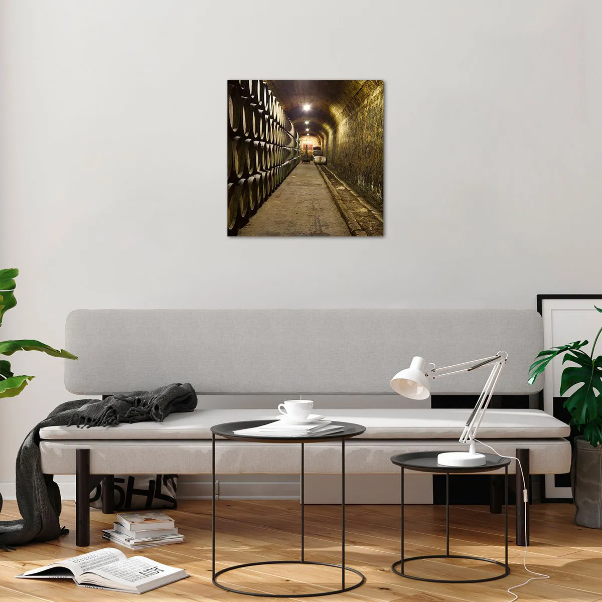 Obraz na skle - Je dobré si oddýchnuť - 50x50 cm