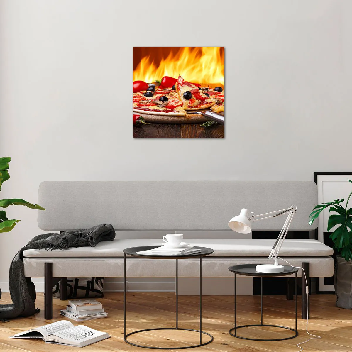 Obraz na skle - From Italy with love - 50x50 cm