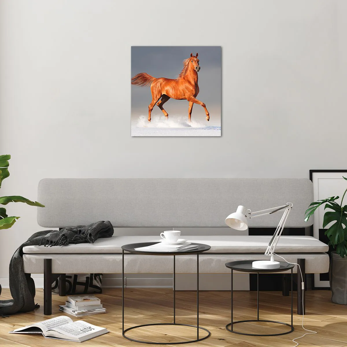 Üveg kép - Táncoló szépség - 50x50 cm