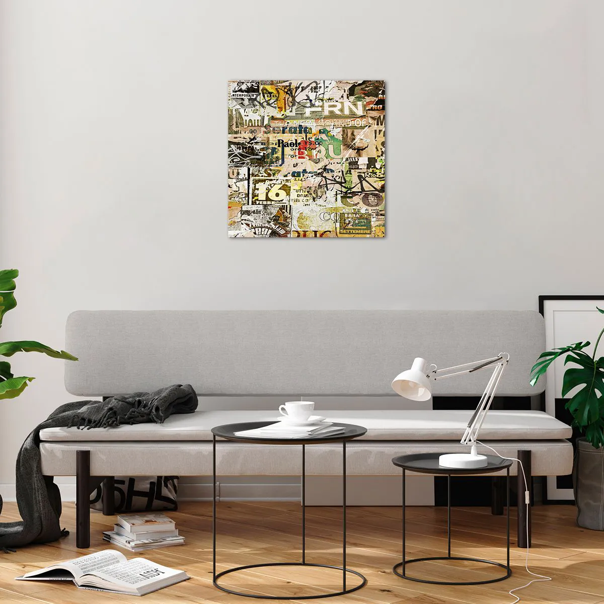 Impression sur verre - Image sur verre - Oh, il se passe quelque chose... - 50x50 cm