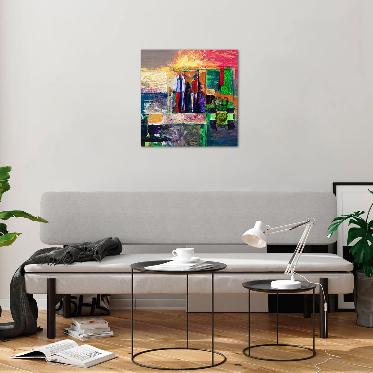 Impression sur verre - Image sur verre - Relations et émotions - 50x50 cm