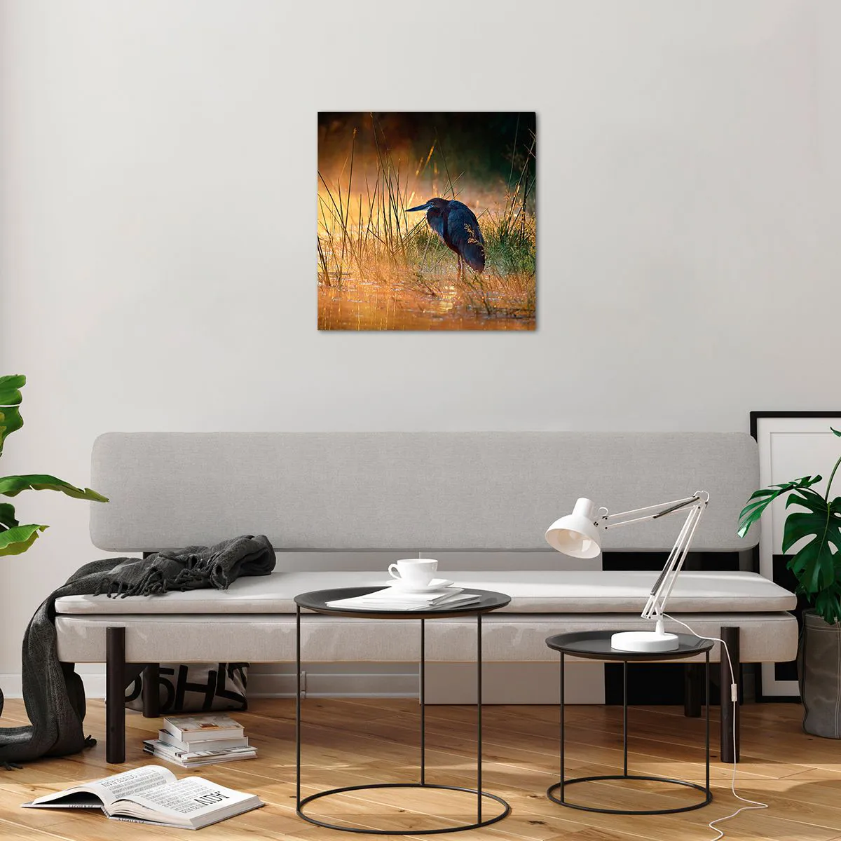 Üveg kép - Hagyjatok békén ezekkel a fotókkal - 50x50 cm