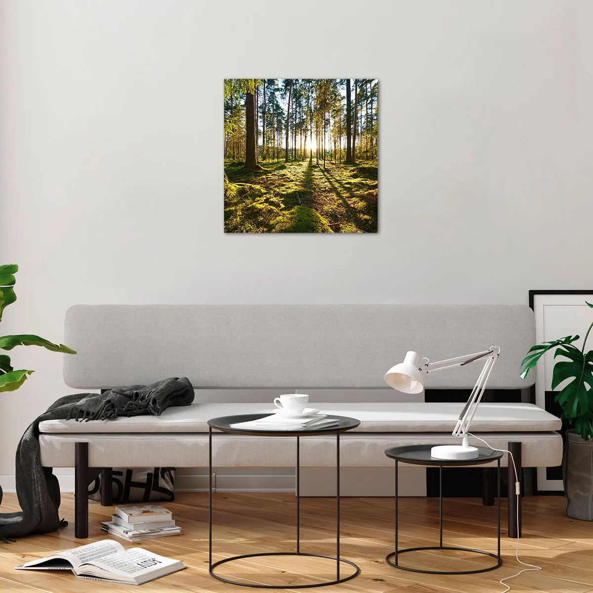 Impression sur verre - Image sur verre - … Derrière les sept forêts - 50x50 cm