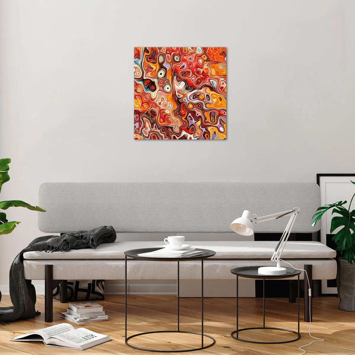 Impression sur verre - Image sur verre - Si les noix fondaient dans du miel - 50x50 cm