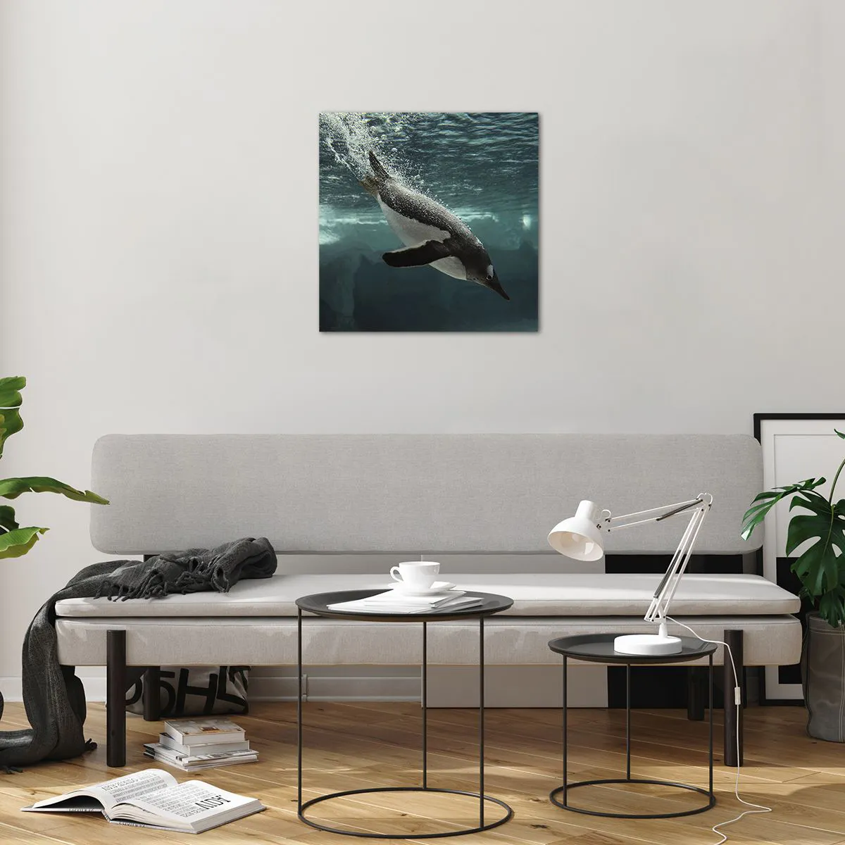 Impression sur verre - Image sur verre - Bienvenue dans mon monde - 50x50 cm