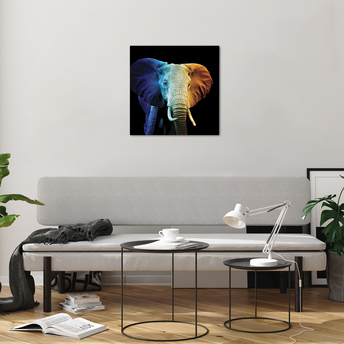 Bild på glas Abstraktion, Bild på glas Elefant, Bild på glas Djur, Bild på glas Afrika, Bild på glas Safari