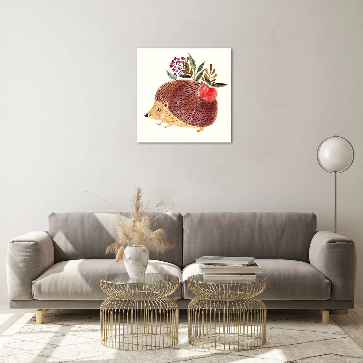 Obraz na szkle - I już mnie lubisz - 50x50 cm