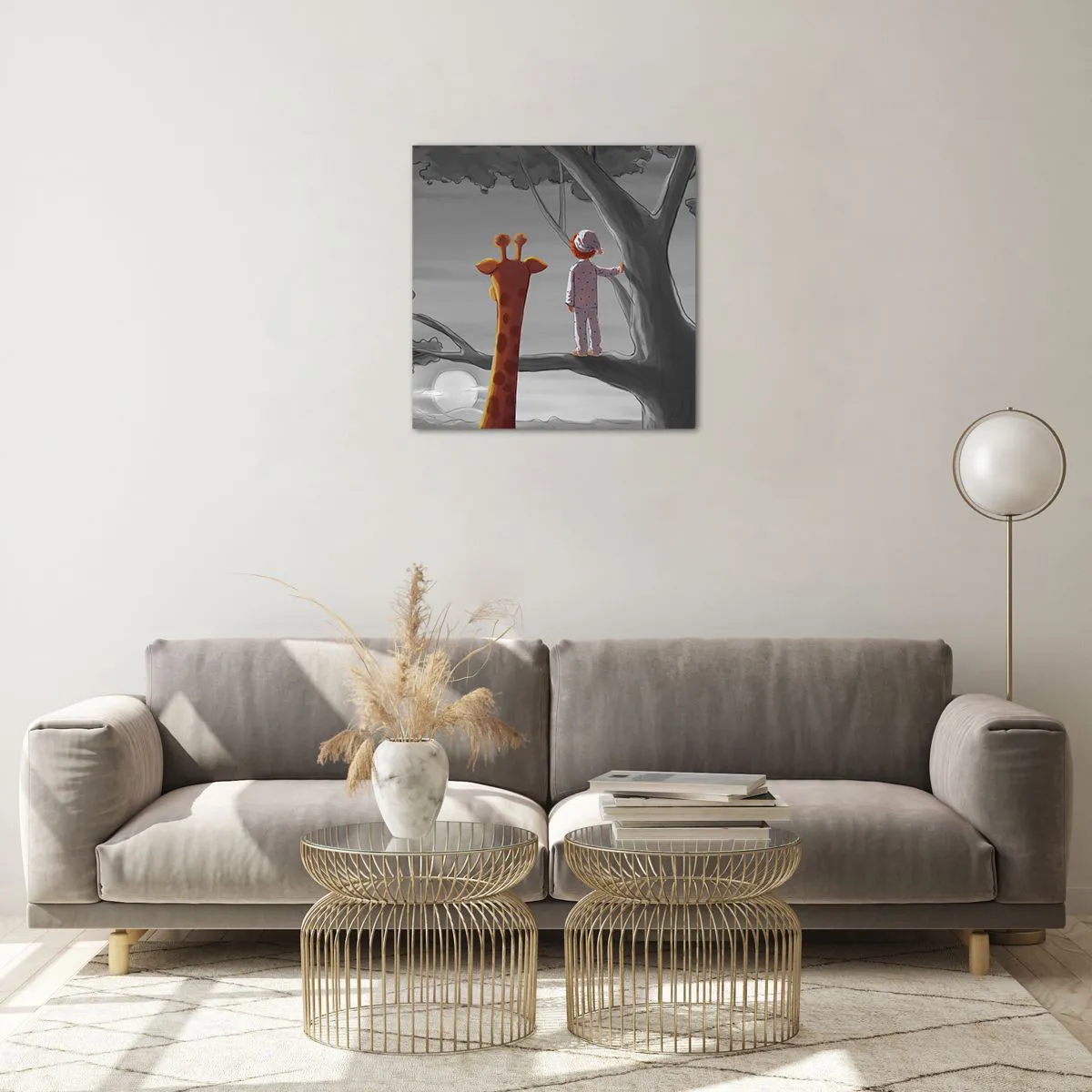 Üveg kép - Ez tényleg történik - 50x50 cm