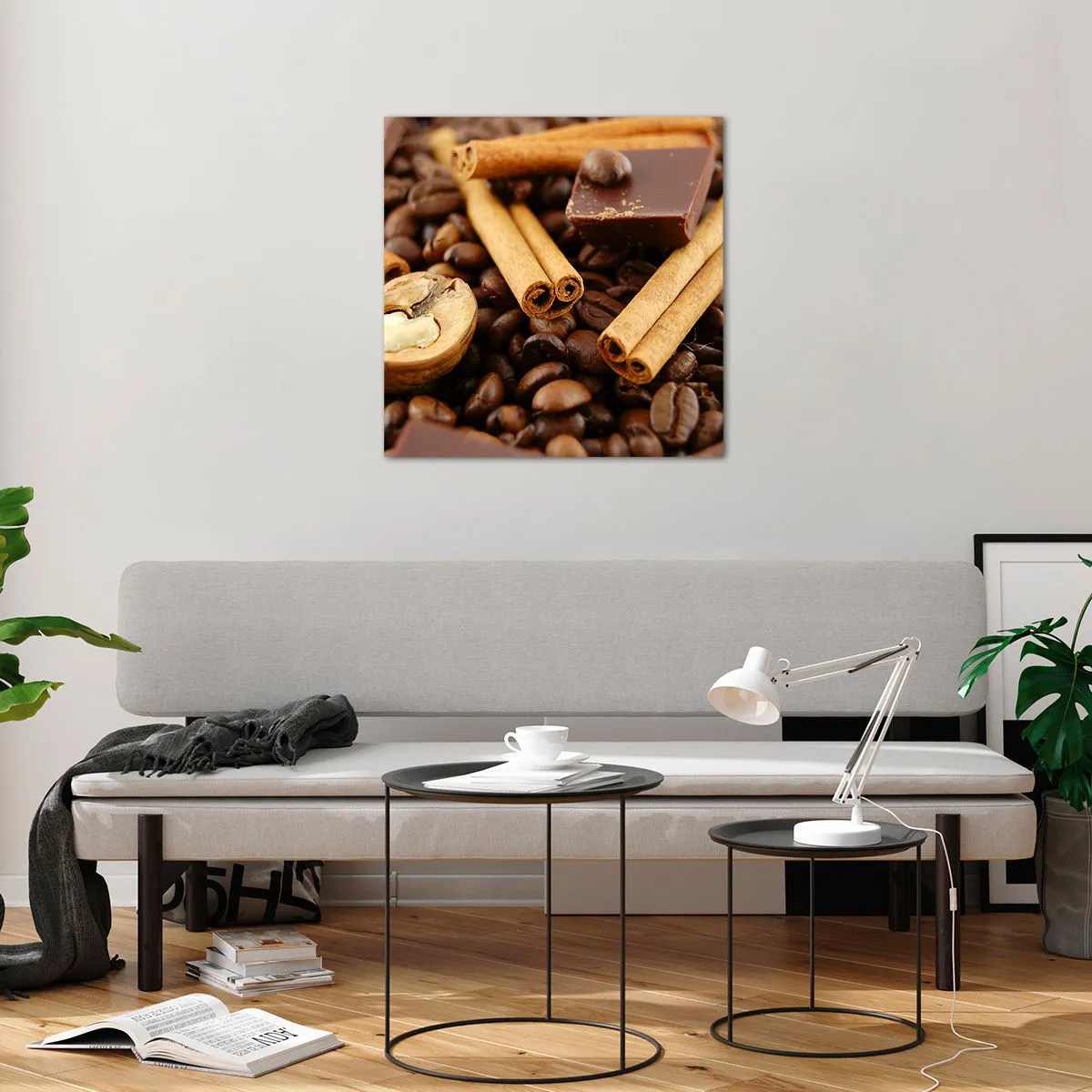 Cuadro sobre vidrio - Impresiones sobre Vidrio - Concierto de aromas - 60x60 cm