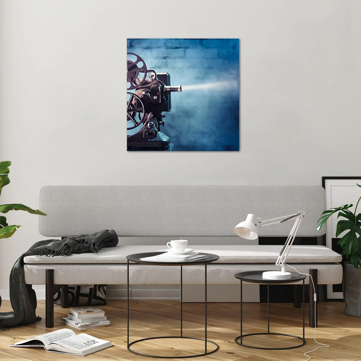 Üveg kép - A régi moziban - 60x60 cm