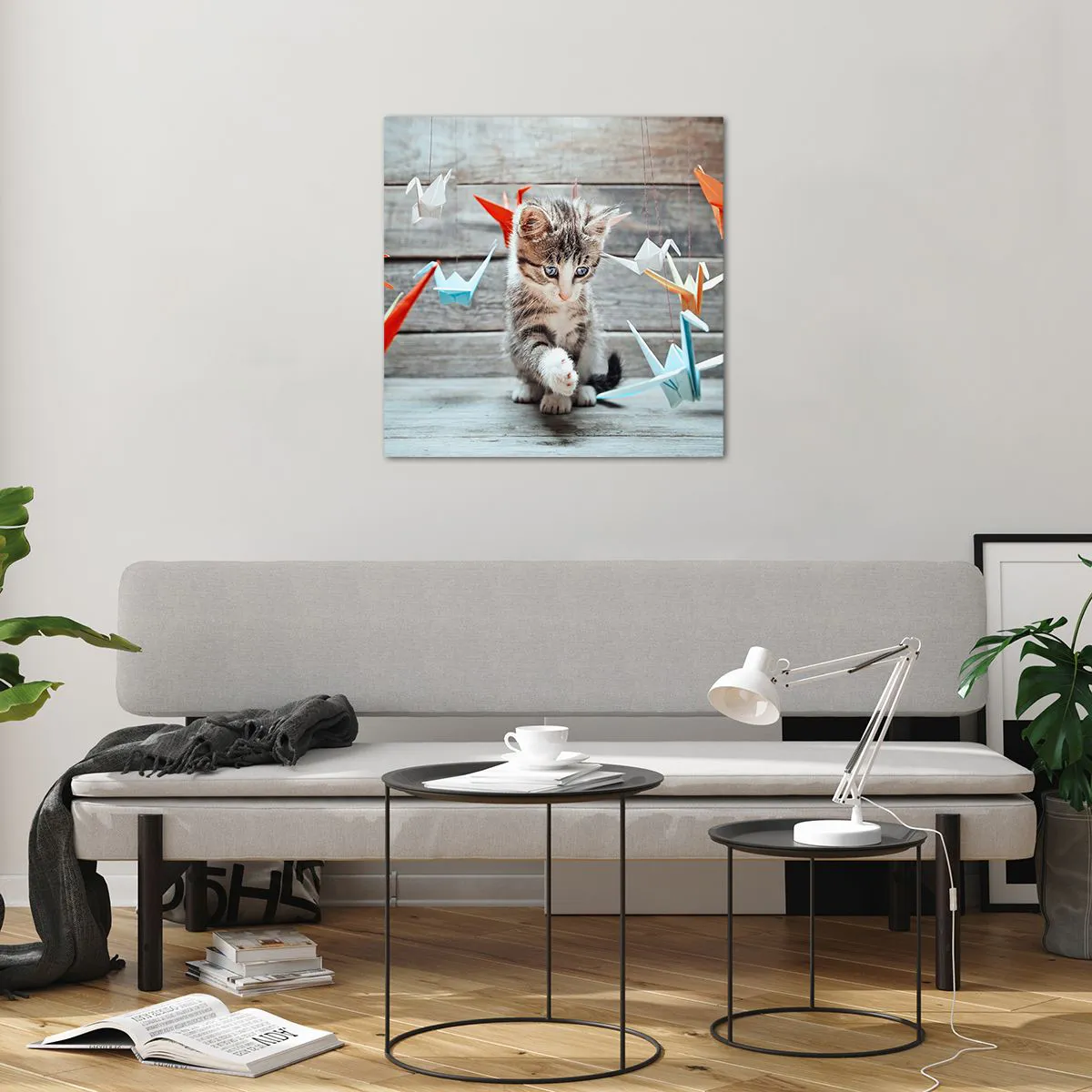 Obraz na skle - První lekce - 60x60 cm