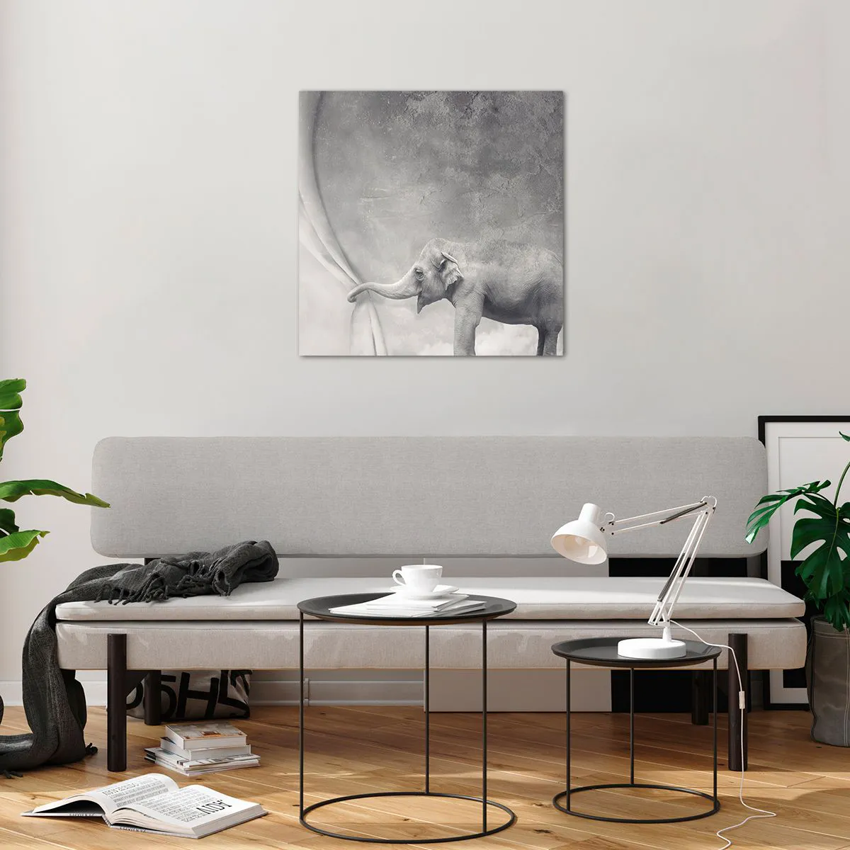 Glass picture - Uncover the Secret - 60x60 cm