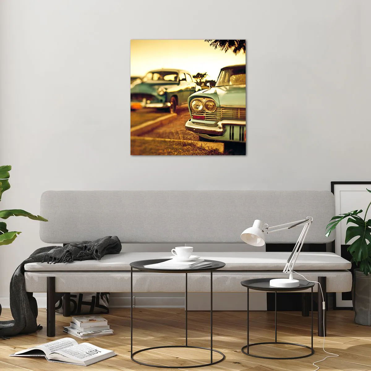 Impression sur verre - Image sur verre - Nous attendrons et verrons - 60x60 cm