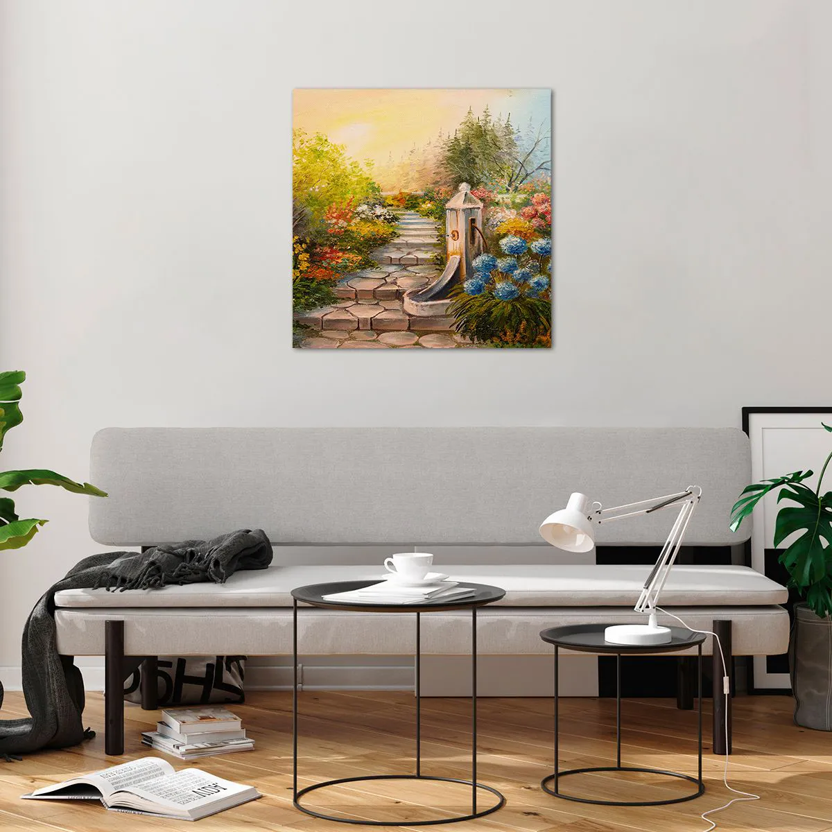 Quadro su vetro - In piena fioritura - 60x60 cm