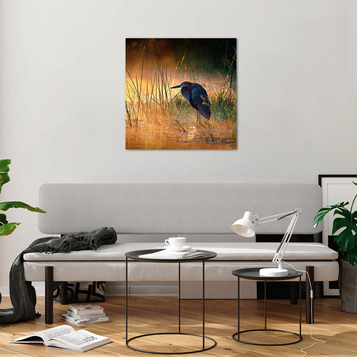 Üveg kép - Hagyjatok békén ezekkel a fotókkal - 60x60 cm