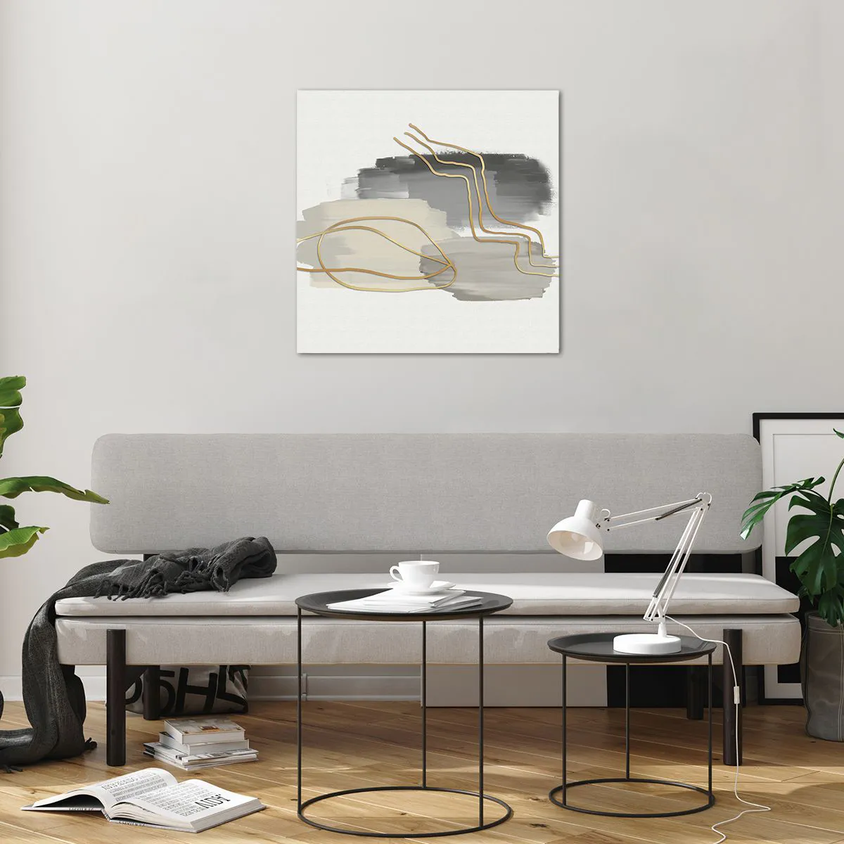 Impression sur verre - Image sur verre - Durée et mouvement - 60x60 cm