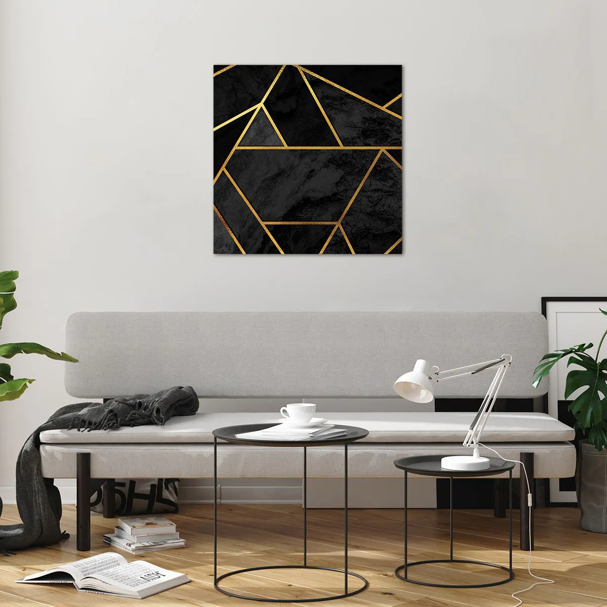 Impression sur verre - Image sur verre - Obscurité et éclat - 60x60 cm