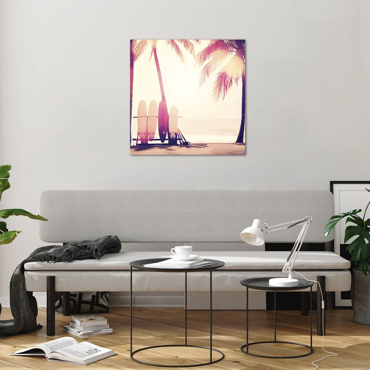 Tablou pe sticlă - Va fi o zi minunată - 60x60 cm