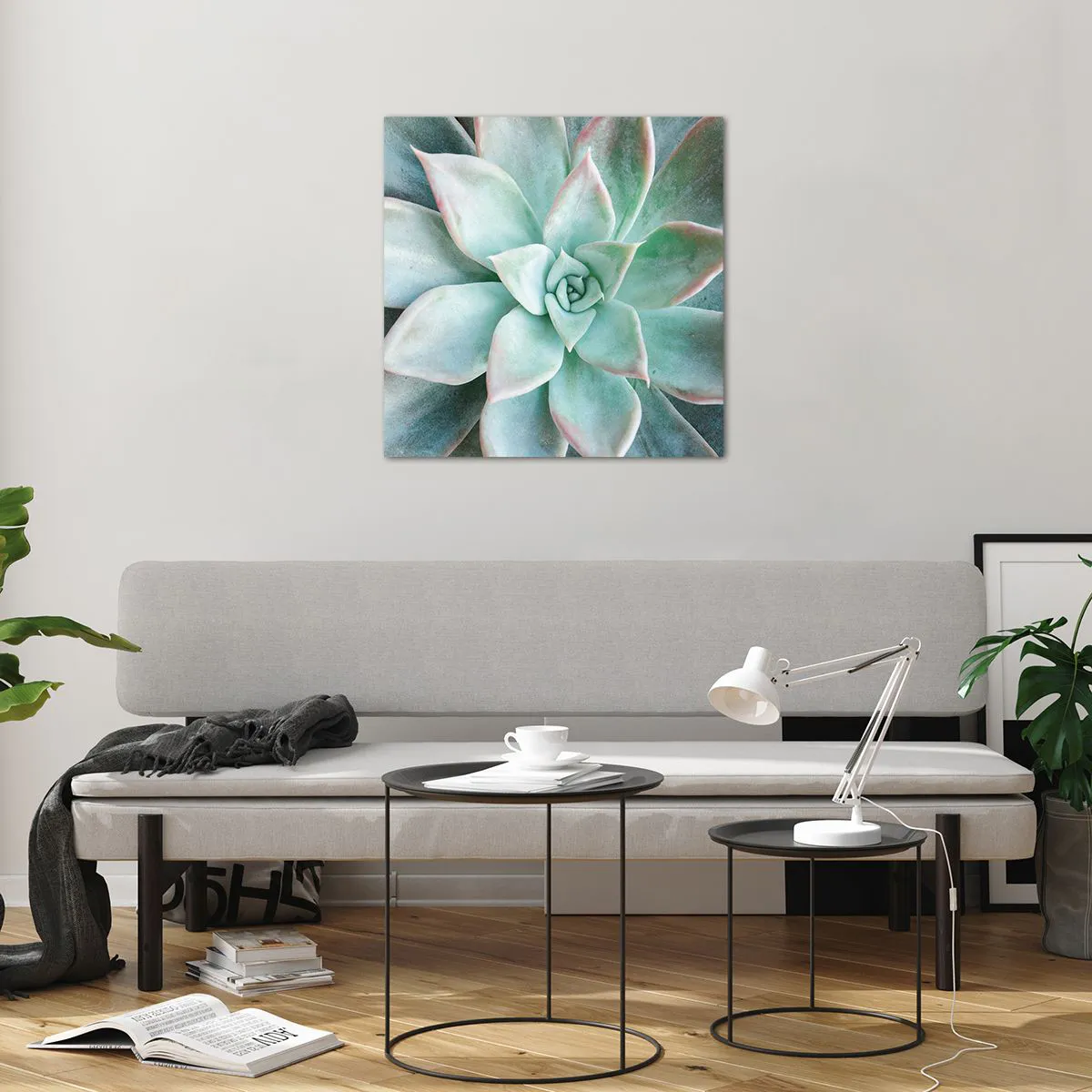 Obraz na skle - Srdce pouště - 60x60 cm