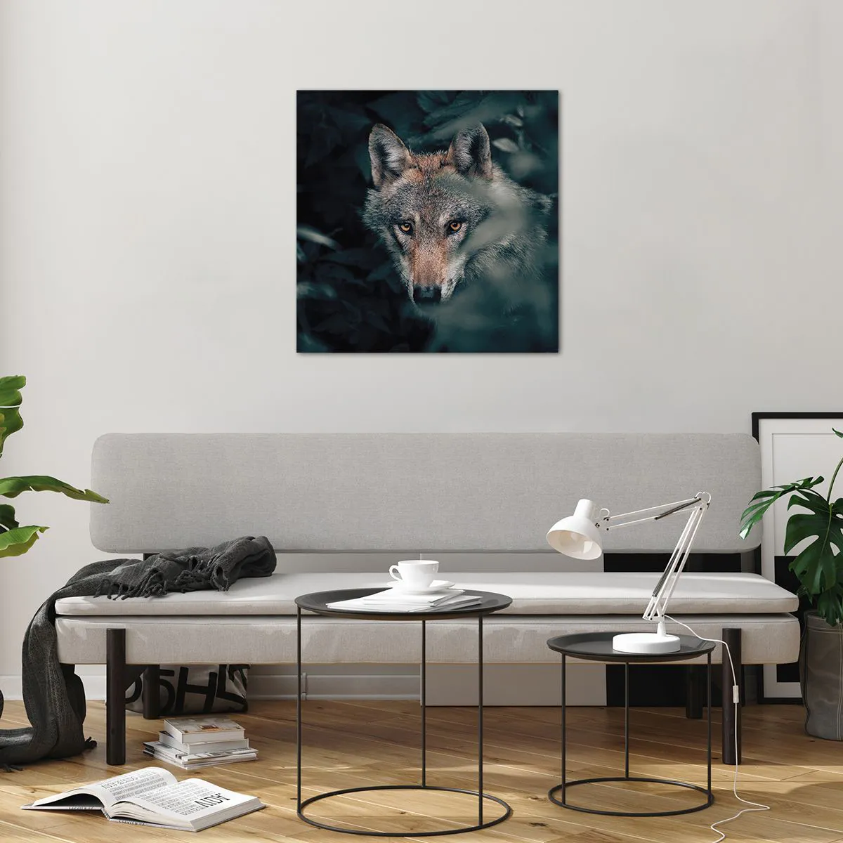 Impression sur verre - Image sur verre - Chasseur - 60x60 cm