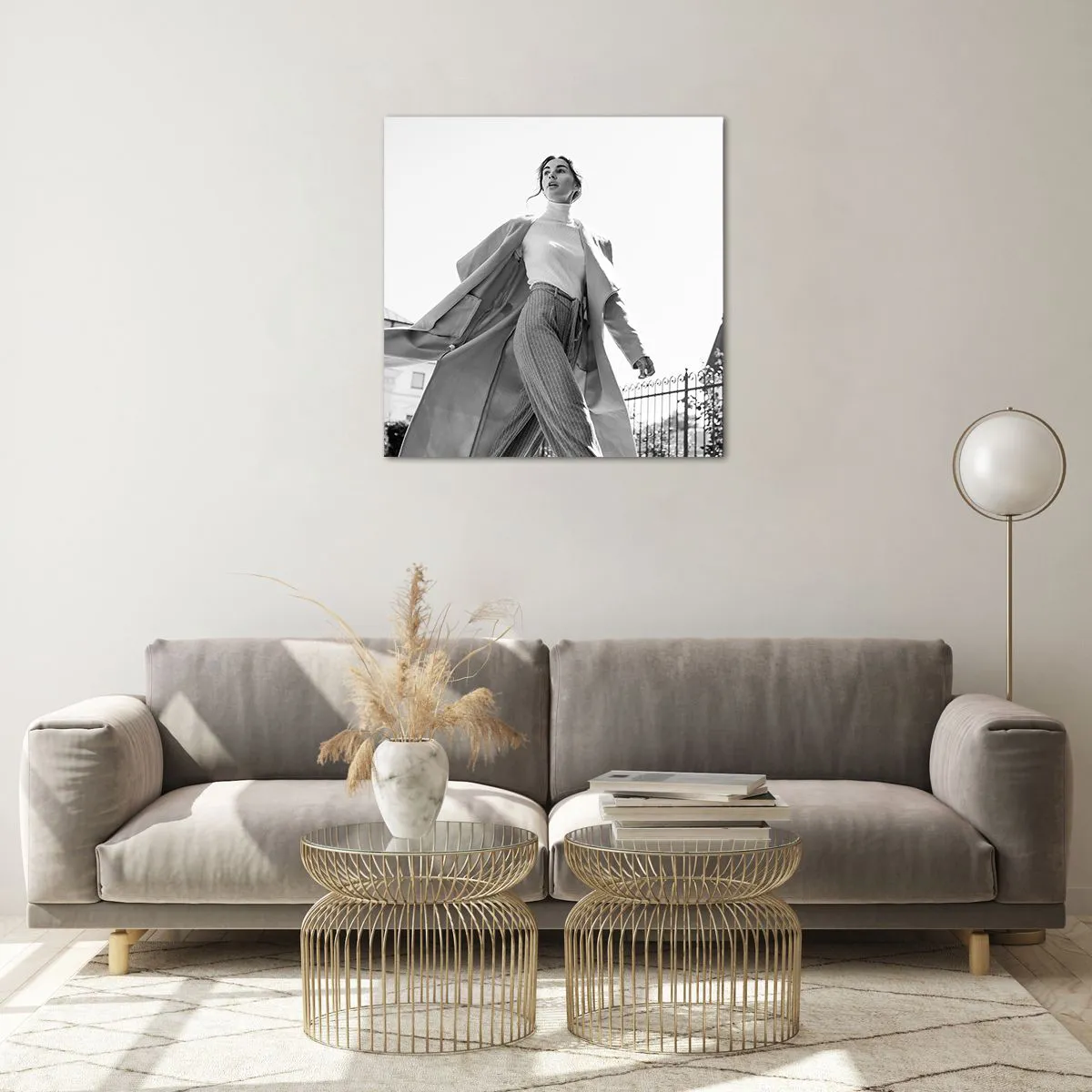 Schilderen op glas - Ga je mee? - 60x60 cm