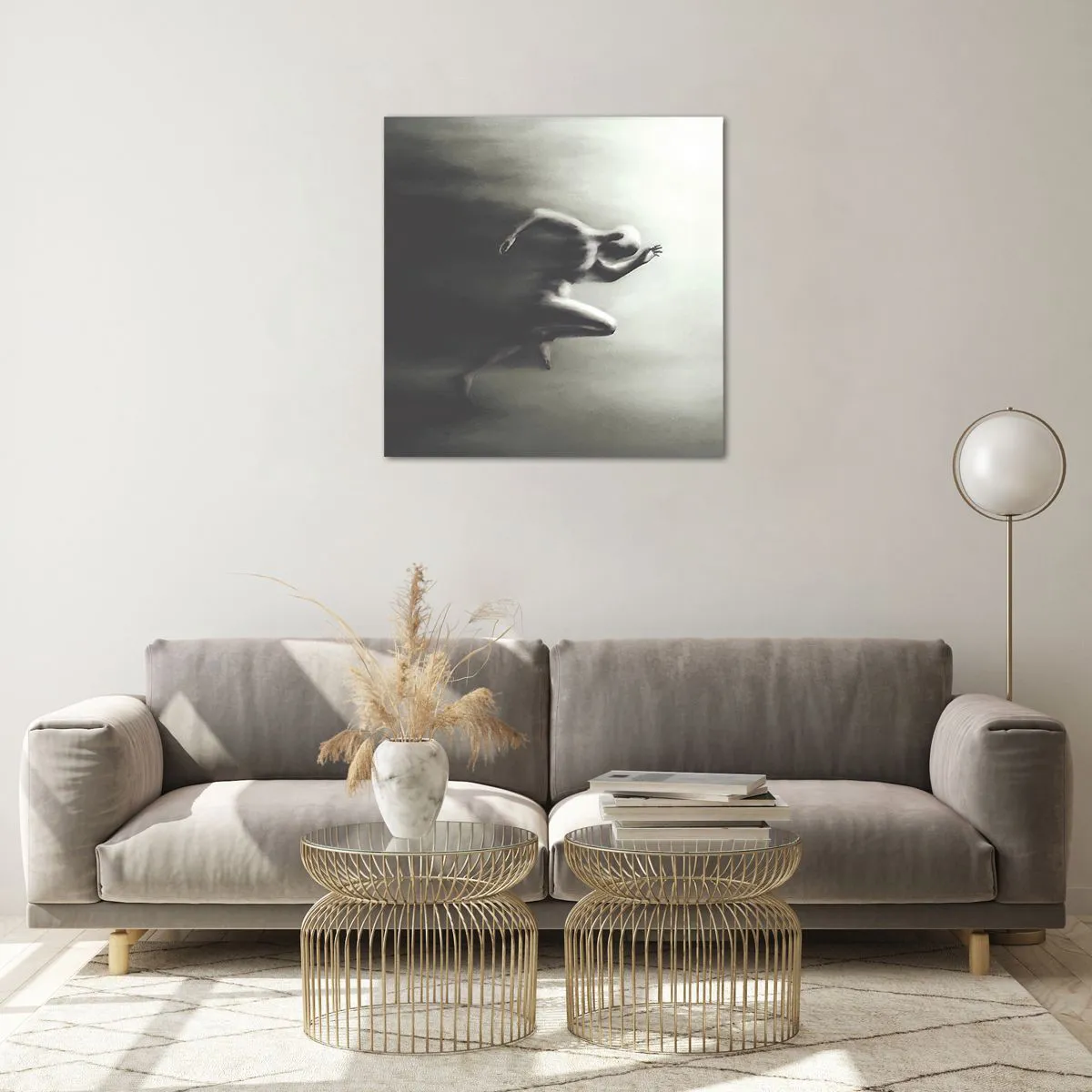 Obraz na skle - Nezastaviteľný - 60x60 cm